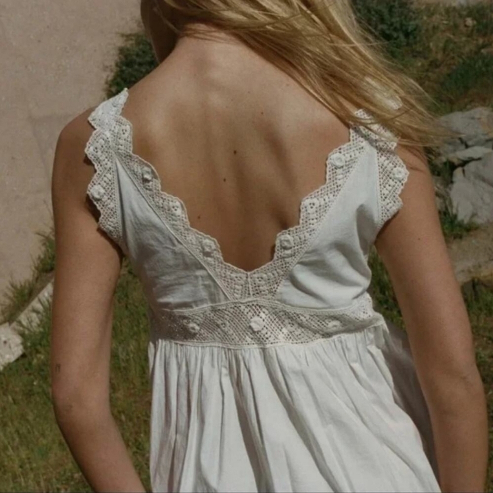 Doen Slate Nightgown in salt, small - Picture 4 of 13